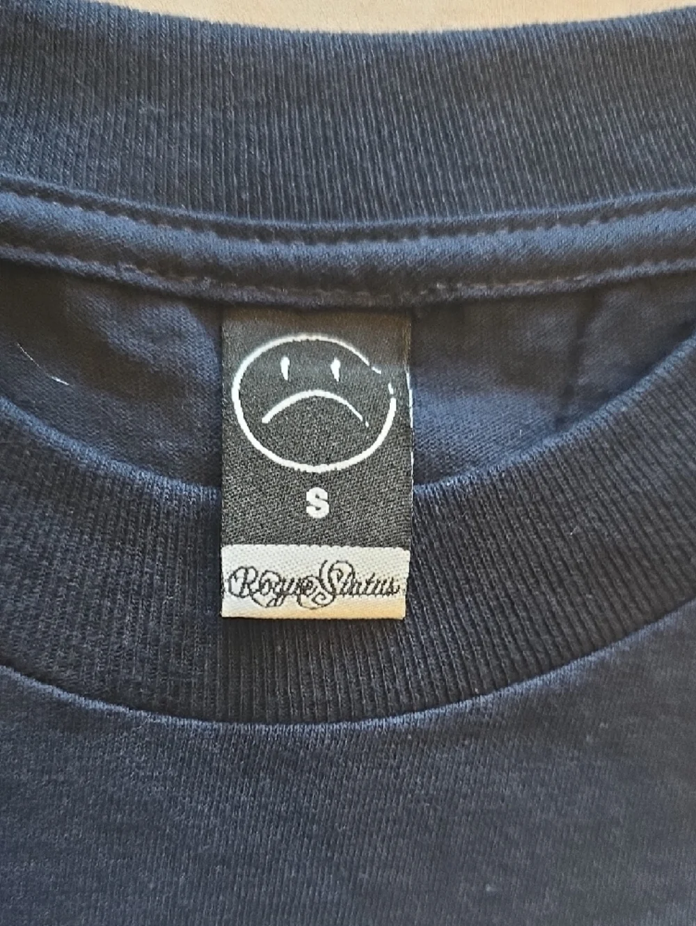 Rogue Status T-shirt Tee Shirt S Small Navy Blue Gun Show F U Rare Vintage - Picture 4 of 4